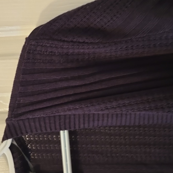 ALEXIS TAYLOR BRAND WOMEN'S BLACK OPEN CARDIGAN SHRUG SWEATER SIZE MEDIUM - Picture 8 of 15